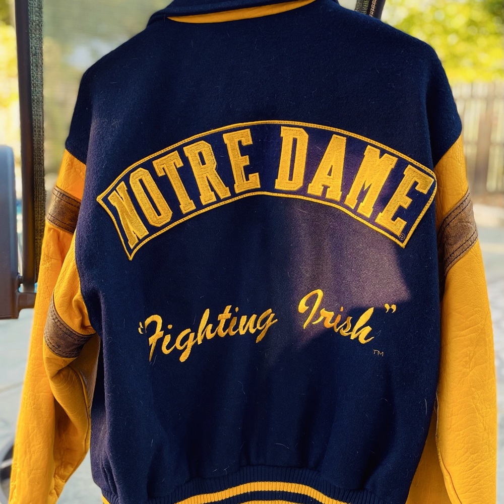 Norte Dame Vintage Varsity Jacket